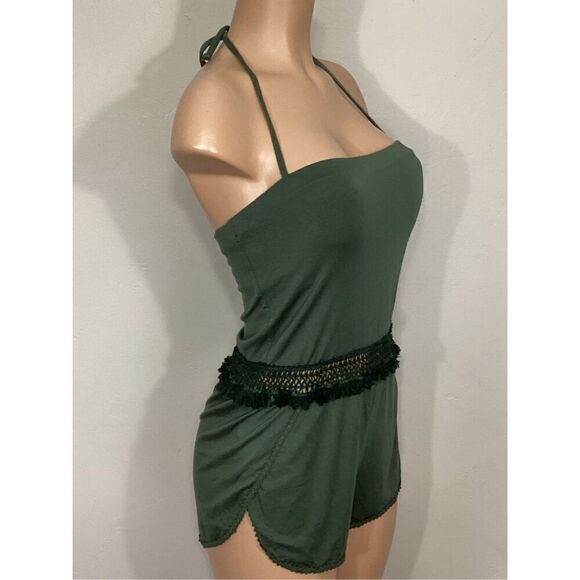 New. Robin Piccone green romper cover-up. Retails $129. XS/S - Picture 5 of 9